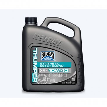 Масло моторное Bel Ray THUMPER RACING SYNTHETIC ESTER 4T [4л]